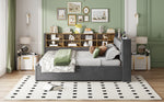 Bunk Bed with Roof & Windows 90x200 cm, White Pine Wood