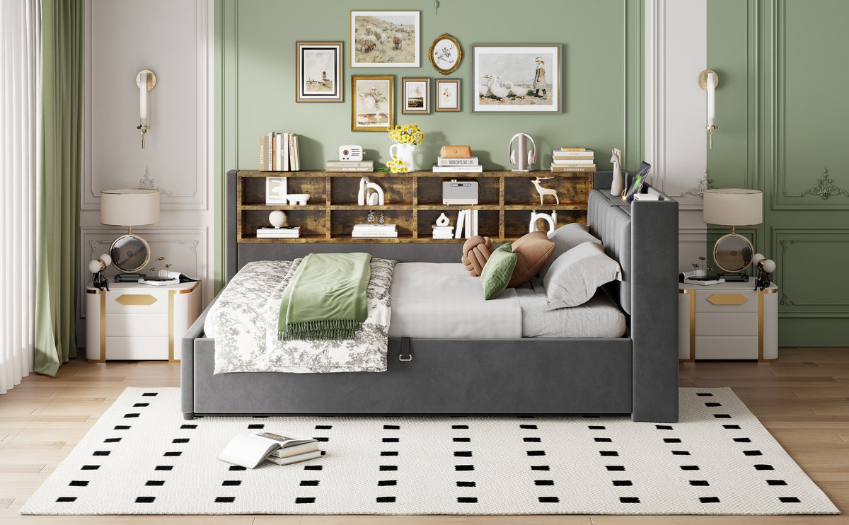 Bunk Bed with Roof & Windows 90x200 cm, White Pine Wood