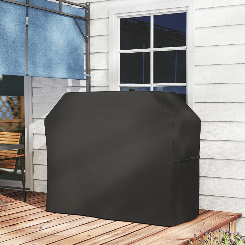 Grill Cover Protective Weatherproof 147x61x120cm - Black