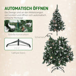 Artificial Christmas Tree, Snowy Tips, Fireproof, 150 cm