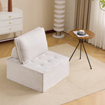 Single Sofa, Small Seating Armchair Beanbag, for Living Room, Bedroom, Guest Room or Children's Room