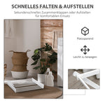 Foldable Clothes Airer, 8-Tier Tower Dryer, Metal Plastic White