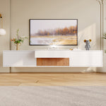 Modern Low TV Stand 180x34x30cm Unique Projector Design