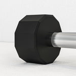 Dumbbell Set 10 kg, Non-Slip Metal, Black