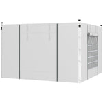 Pavilion Side Panels, Set of 2, Window & Door, Oxford, White