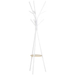 Coat Rack, Standing Hallway, Metal White