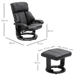Stool, Massage Black