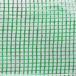 Replacement Cover for Garden Greenhouse Tunnel 9 m², 3x3x2m, PE Anti-UV Waterproof, Green