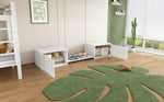 Shoe Cabinet, Entryway Furniture Multi-Use Bench, White