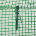 Greenhouse Roll-Up Door 100x50x150cm Steel Plastic Green
