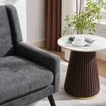 2-Seater Linen Bench with Solid Wood Legs and Button-Tufted Cushion, Natural Linen