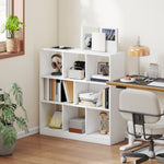 Bookcase Shelf, 8 Shelves, White