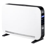 Heater Fan Electric, 2180W 3 Warm Levels 24-Hour Timer, Steel White