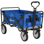 Handcart, Foldable 360° Garden Beach Transport Cart, Steel Frame Oxford