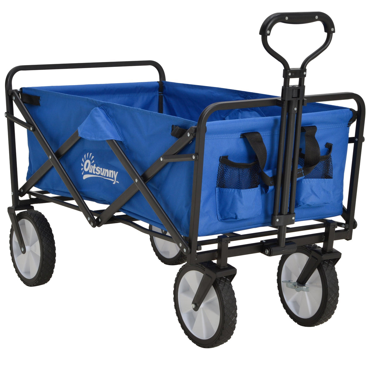 Handcart, Foldable 360° Garden Beach Transport Cart, Steel Frame Oxford