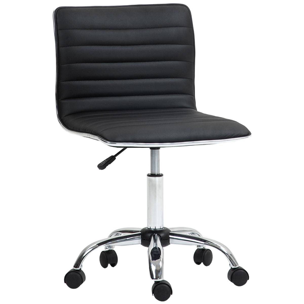 Office Chair, Height-Adjustable Swivel, 120 kg, Black