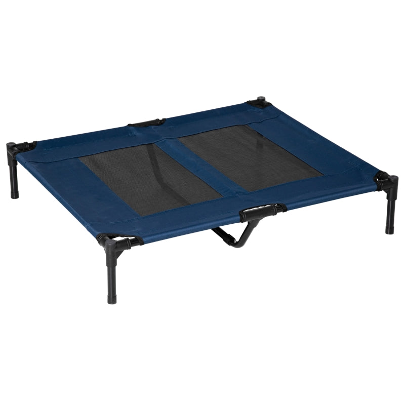 Dog Bed Outdoor Cat Bed, Metal & Oxford Fabric, Blue