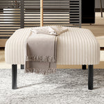 Premium Corduroy Stool - Metal Frame, Velour Cover - Corduroy