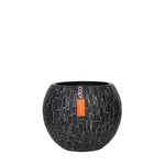 Indoor Nature Stone Ball Planter (Charcoal) - 17cm Dia