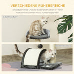 Cat Tree, Play Balls Sisal Rope Scratching Posts, Grey