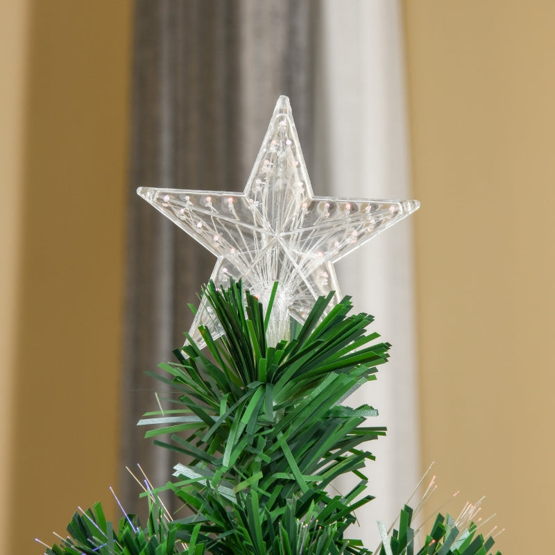 Artificial Christmas Tree 150cm, LED Lights & 180 Tips, Green