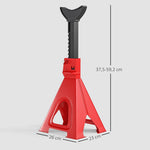 Jack Stand 6 Ton Capacity 2 Pieces Adjustable Red