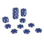 Poker Case Set, 500 Chips, 2 Card Games, 5 Dice, Aluminum