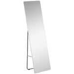 Full Length Mirror, Standing Wall Wardrobe Dressing, 45x160cm, Silver