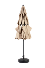 Outdoor Umbrella 14.8 Ft Double Sided Rectangular Large with Crank, Khaki