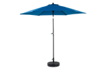 Outdoor Umbrella 9 Ft Double Sided Rectangular with Crank, Blue