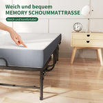 Children's Bed with Safety Rails for Ages 3-8, MDF, White