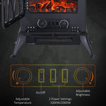 Electric Fireplace, Wall & Stove Style