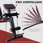 Multifunctional Weight Bench, Multi-Gym Spring Booster, 120kg, Black