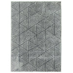 Rug Modern Style Washable Area Dark Grey