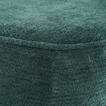 Comfortable Chaise Longue Sofa with Cushions and Side Pockets, Green