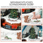Christmas Village, LED Lighting, Music, Moving Train, Multi-Coloured