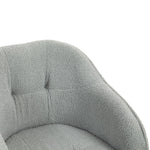 Home Office Chair, Ergonomic Swivel Rocking, Gray