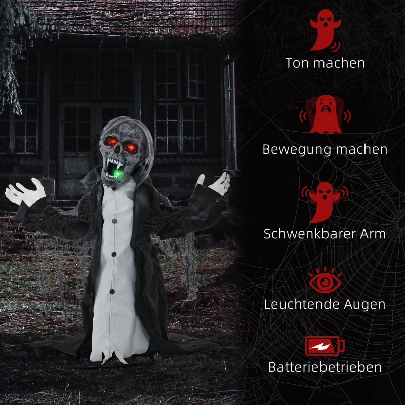 Halloween Decoration, Skeleton Zombie, Movable, 75 cm