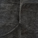 2-Seater Sofa with Side Pockets and No Assembly, Black