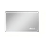 Frameless LED Bathroom Mirror 60x120cm - Anti-Fog Dimmable Glass