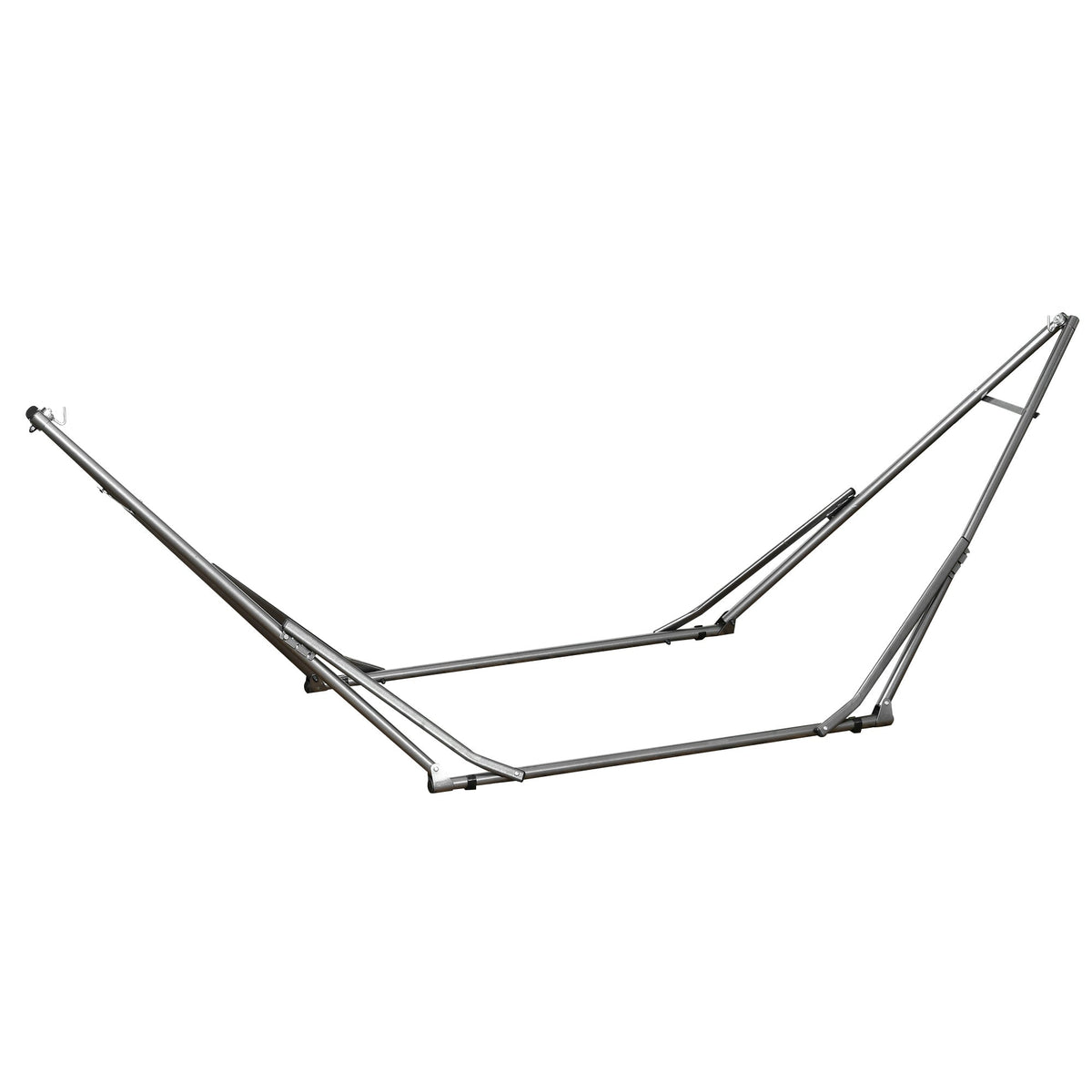 Foldable 2-in-1 Hammock Stand & Clothes Rack, 120kg Load Capacity, 290x92x88cm, for Garden & Patio