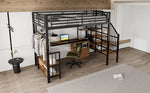 Upholstered Bed 180x200cm with Storage & Hydraulic Lever, Grey Velvet
