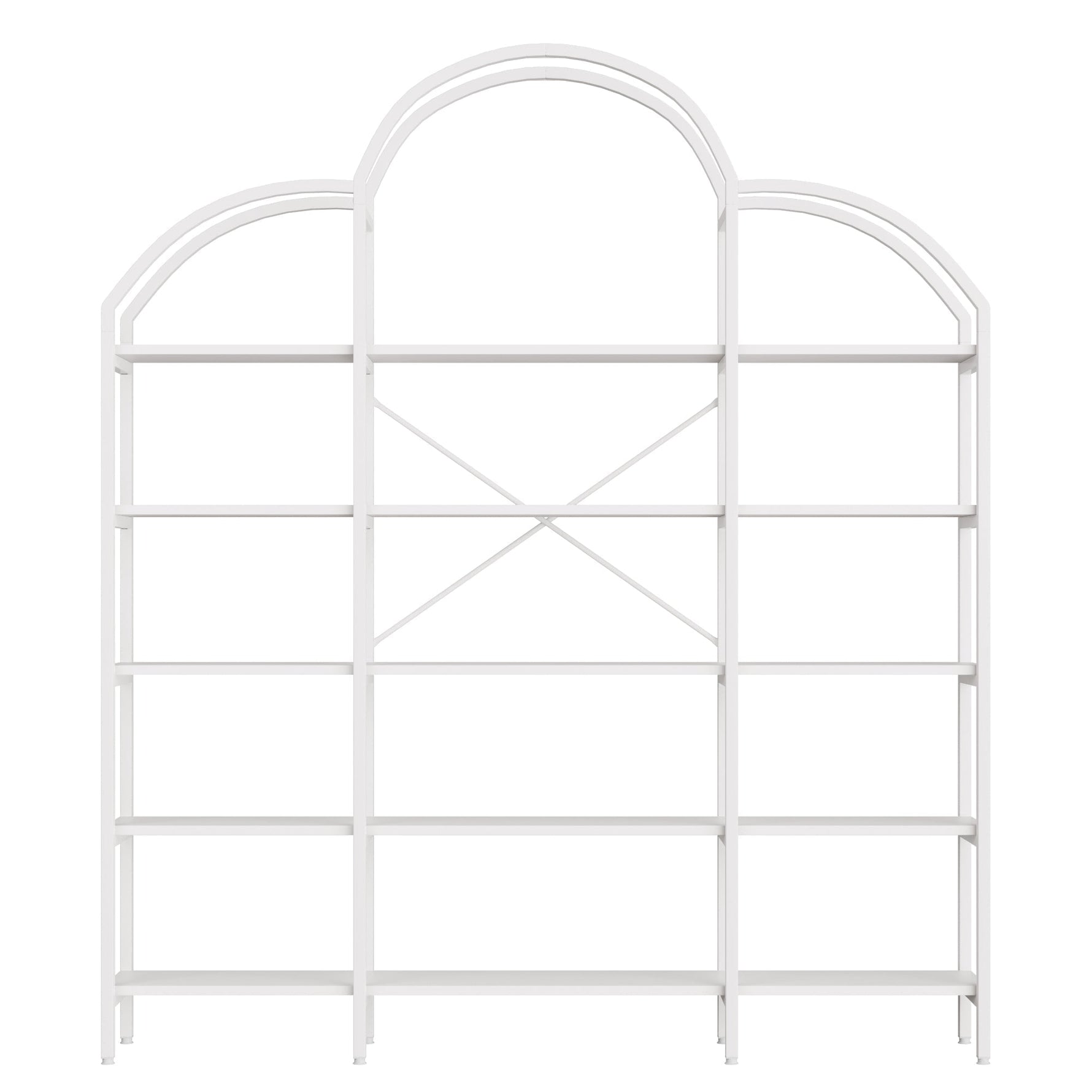 Shelf 170x26x190cm 5-Tier Cloud Shape - White