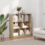 Bookcase 3-Tier Storage Shelf Natural