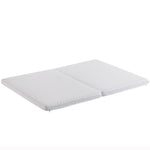 Foldable mattress, ergonomic breathable durable, white