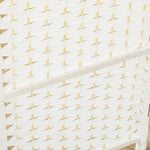 Room Divider 6-Panel Foldable Privacy Screen, White