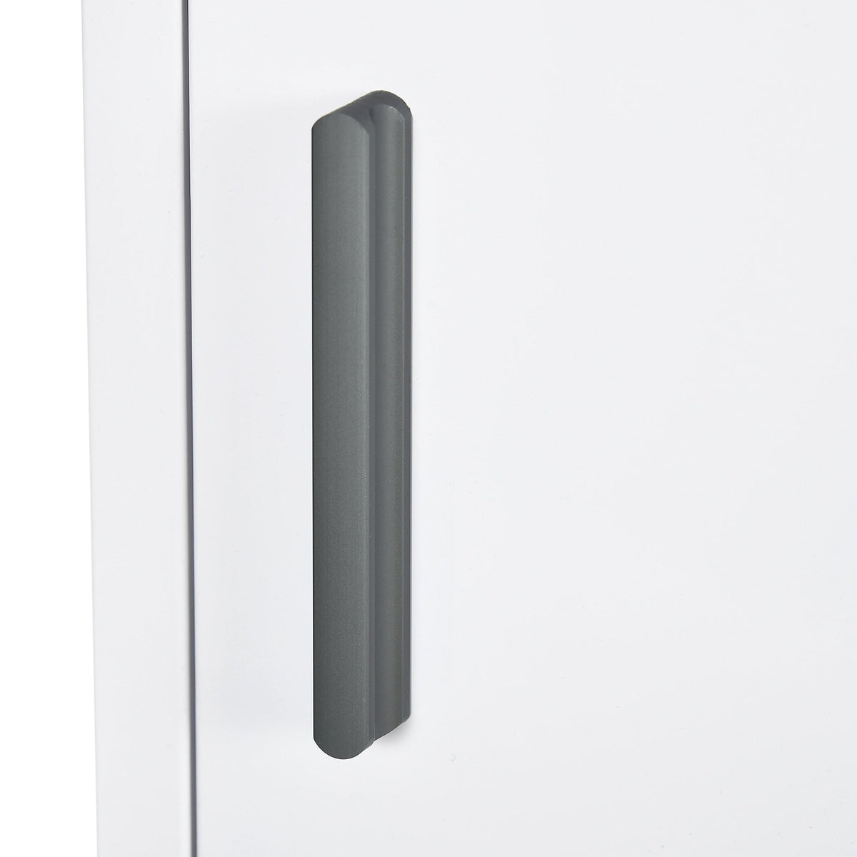 Medicine Cabinet First Aid 3 Inner Compartments Magnetic Closure 40x15x53.5 cm White