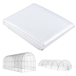 Greenhouse Film, 7x8m Waterproof UV Protection, Transparent Plastic