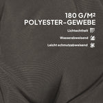 Seat Cushions, 4 Pack, 108 x 50 x 5 cm, with Ties, Dark Grey