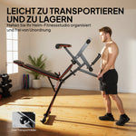 Adjustable Weight Bench, 3-in-1 Training Bench with Leg Extension and Curl Pad, 300 kg Capacity